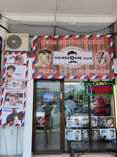 Handsome Man Barber Salon Taman Sri Intan