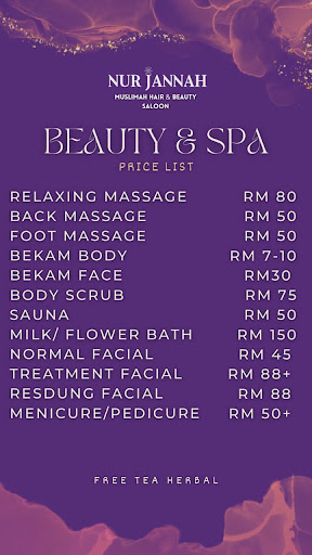 Nur Jannah Muslimah Hair & Beauty Saloon Kuala Pilah