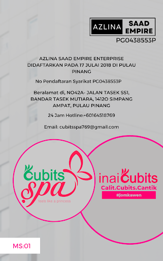 CUBITS SPA & HQ INAI CUBITS